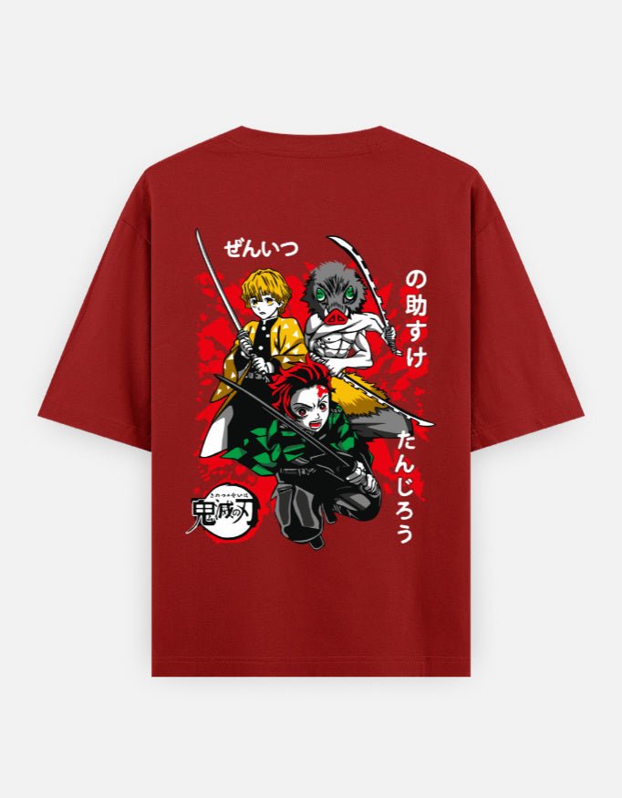 Demon slayer|boys|Unisex Oversized Classic T-Shirt - v-9h2k3iOOaVZV2sMOMB8vubTVrgPc8HSc - KTK ZONE