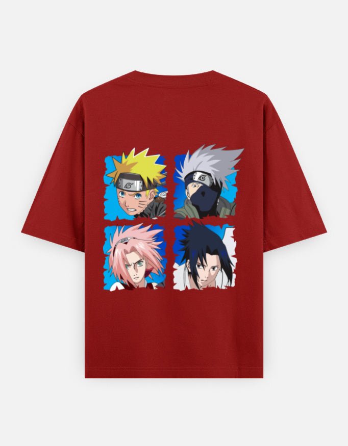 Naruto|team 7 or team kakashi|Unisex Oversized Classic T-Shirt - v-9h2k3iOOaVZV2sMKNhQpubTVqQ_W8Xqf - KTK ZONE
