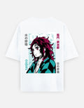 Demon slayer | Tanjiro Kamado | Unisex Oversized Classic T-Shirt - v-9h2k3iOOaVZV2sQLNhQgubTVrw7e93GV - KTK ZONE