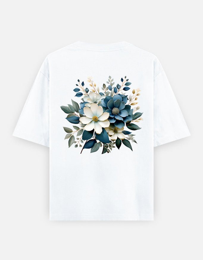 Floral|Unisex Oversized Classic T-Shirt - v-9h2k3iOOaVZW08MIMRUoubTTrQjZ-Hqe - KTK ZONE
