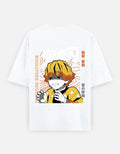 Demon slayer | Zenitsu Agatsuma | Unisex Oversized Classic T-Shirt - v-9h2k3iOOaVZV2sQLNhQtubTVrw7e9HSZ - KTK ZONE