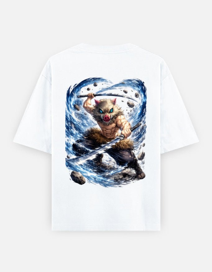 Inosuke Hashibira | Demonslayer | Unisex Oversized Classic T-Shirt - v-9h2k3iOOaVZV2sYIMhIpubTVrQvW-XSU - KTK ZONE