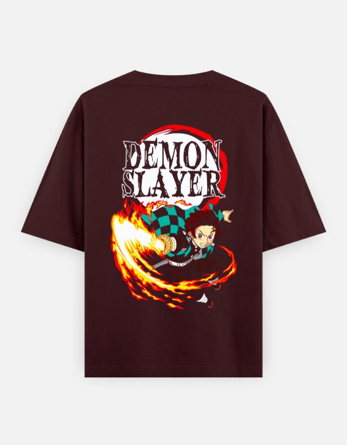 Demon slayer | Tanjiro Kamado | Unisex Oversized Classic T-Shirt - v-9h2k3iOOaVZV2sQLNhAvubTVrw7f8nGb - KTK ZONE
