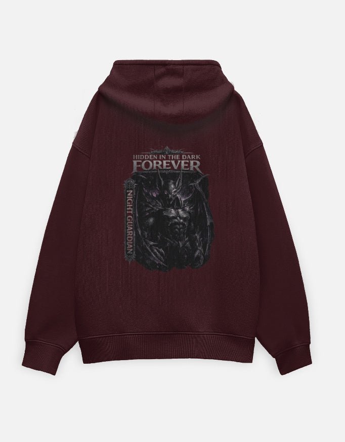 Bat Man Forever | Dark | Oversized | Unisex Oversized Hoodie - v-9h2k3iOOaVZV2scNMBEpubTWqgPb9XuU - KTK ZONE