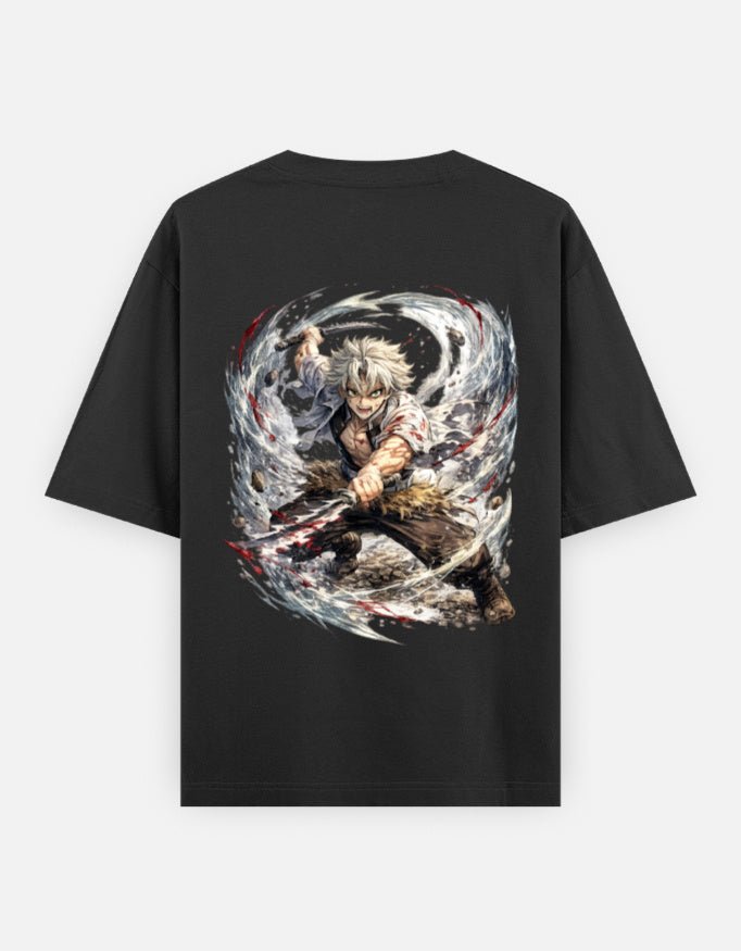 Sanemi Shinazugawa | Demonslayer | Unisex Oversized Classic T-Shirt - v-9h2k3iOOaVZV2sYIMR4pubTVrQvZ93ed - KTK ZONE