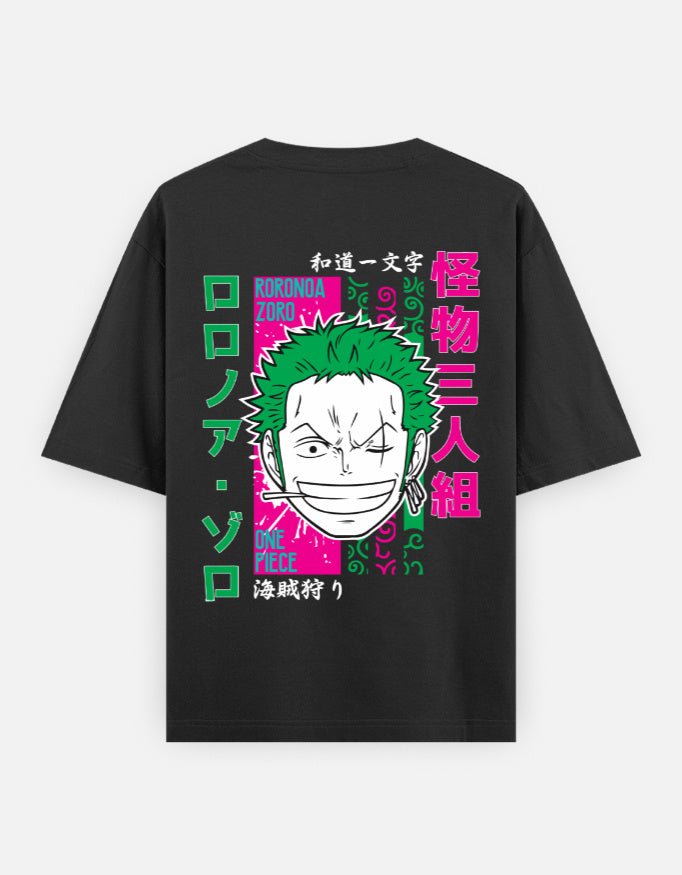 One piece|zoro| Unisex Oversized Classic T-Shirt - v-9h2k3iOOaVZV2sMKNRQoubTVqQ_b-Hua - KTK ZONE