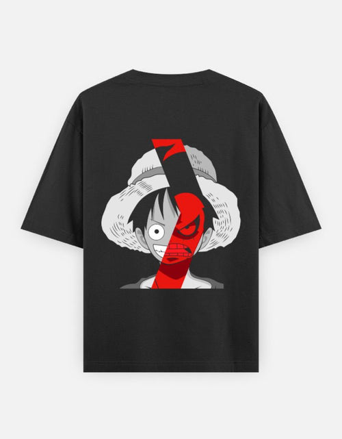 Angry pirate | One piece | D Luffy | Unisex Oversized Classic T-Shirt - v-9h2k3iOOaVZV2sMOMhQsubTVrgPa8nGd - KTK ZONE