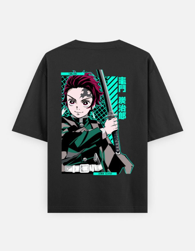 Demon slayer | Tanjiro Kamado | Unisex Oversized Classic T-Shirt - v-9h2k3iOOaVZV2sQLNh8pubTVrw7f8nSV - KTK ZONE