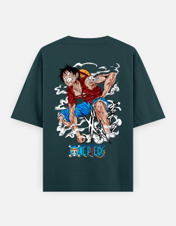 One piece | Monkey D Luffy | Unisex Oversized Classic T-Shirt - v-9h2k3iOOaVZV2sMOMhQpubTVrgPa8Hqe - KTK ZONE