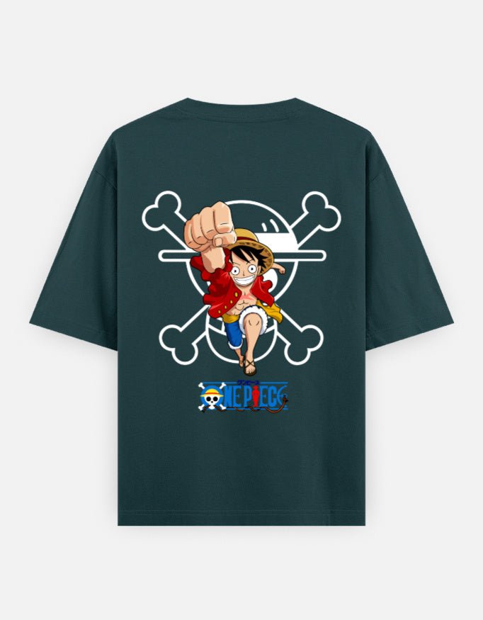 One piece | Captain Luffy | Unisex Oversized Classic T-Shirt - v-9h2k3iOOaVZV2sMOMhctubTVrgPd9nCc - KTK ZONE