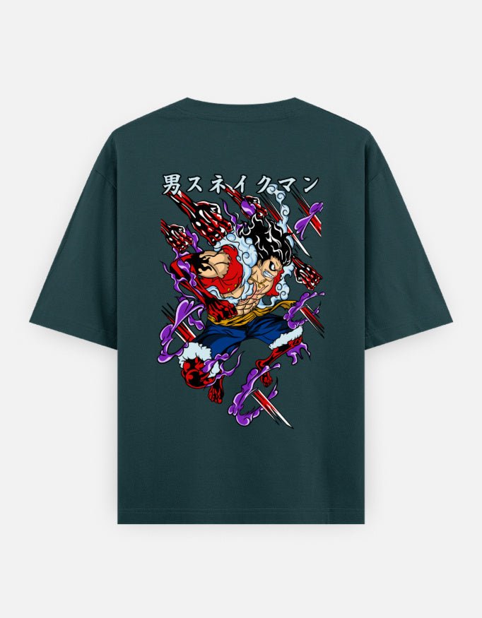 One piece | Captain Luffy gear 4 | Oversized Classic T-Shirt - v-9h2k3iOOaVZV2sMOMhYhubTVrgPd-HWZ - KTK ZONE