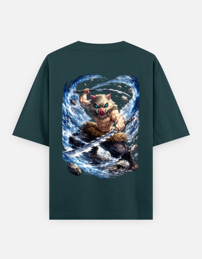 Inosuke Hashibira | Demonslayer | Unisex Oversized Classic T-Shirt - v-9h2k3iOOaVZV2sYIMhIpubTVrQvW-Xue - KTK ZONE