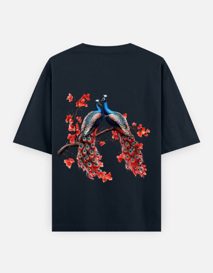 Peacock|Unisex Oversized Classic T-Shirt - v-9h2k3iOOaVZW08MIMRQsubTTrQjW8HqZ - KTK ZONE