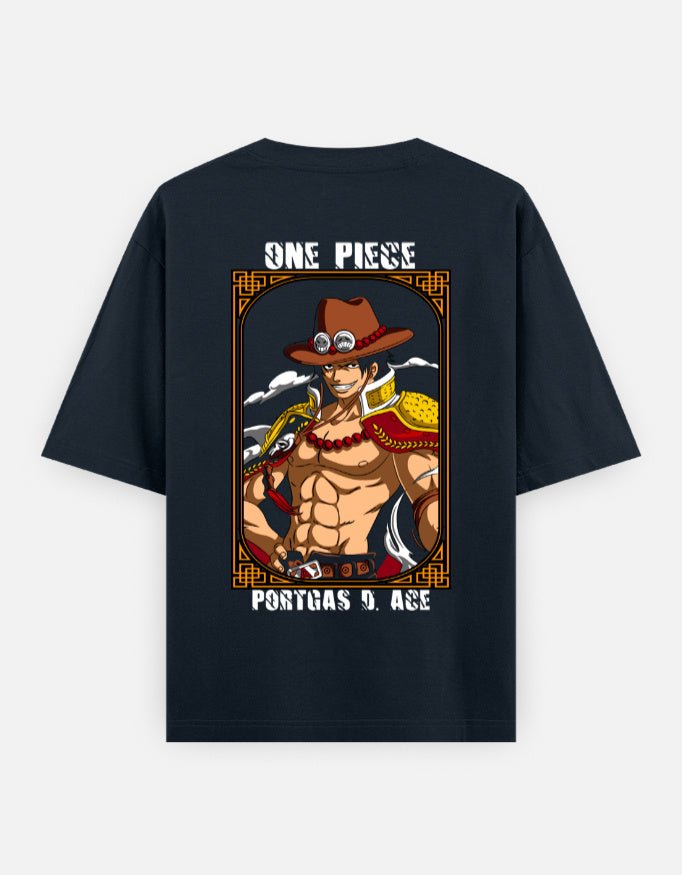 One piece | Portgas D ACE |Unisex Oversized Classic T-Shirt - v-9h2k3iOOaVZV2sMOMRUrubTVrgPc93KU - KTK ZONE