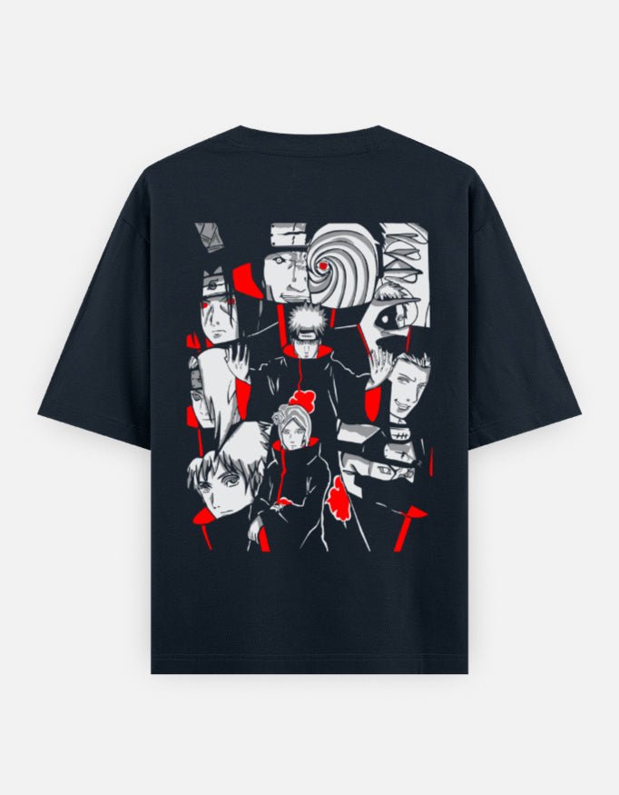 Naruto|akatsuki|Unisex Oversized Classic T-Shirt - v-9h2k3iOOaVZV2sMKNR8vubTVqQ_Z8ned - KTK ZONE