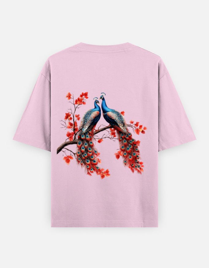 Peacock|Unisex Oversized Classic T-Shirt - v-9h2k3iOOaVZW08MIMRQsubTTrQjW8HqZ - KTK ZONE