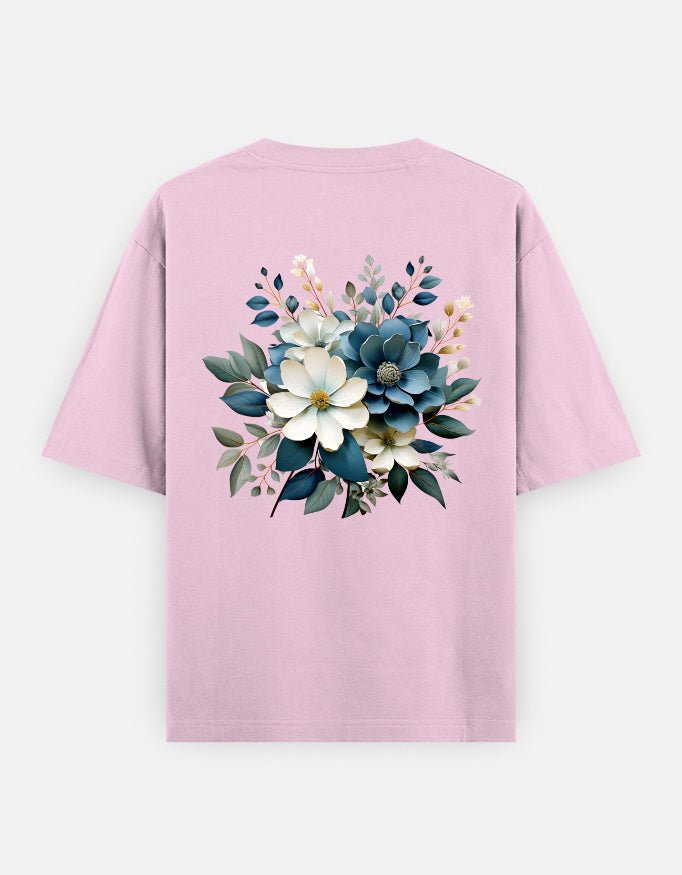 Floral|Unisex Oversized Classic T-Shirt - v-9h2k3iOOaVZW08MIMRUoubTTrQjZ-HuY - KTK ZONE