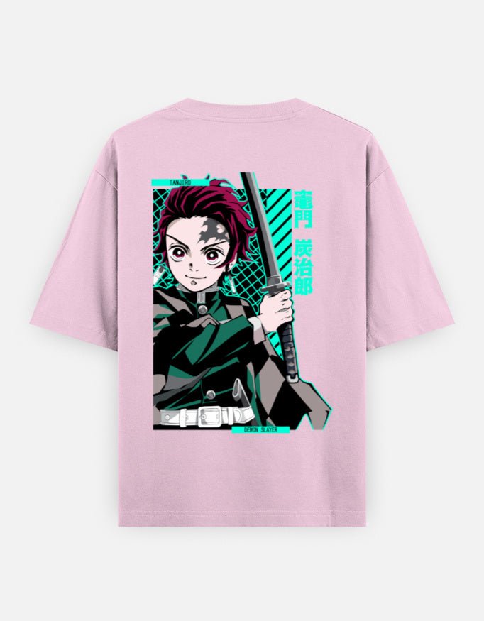 Demon slayer | Tanjiro Kamado | Unisex Oversized Classic T-Shirt - v-9h2k3iOOaVZV2sQLNh8pubTVrw7f8nuf - KTK ZONE