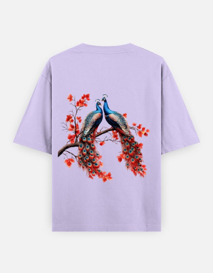 Peacock|Unisex Oversized Classic T-Shirt - v-9h2k3iOOaVZW08MIMRQsubTTrQjW8HqZ - KTK ZONE