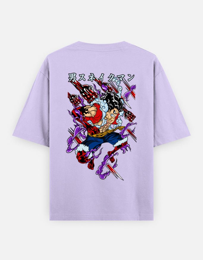 One piece | Captain Luffy gear 4 | Oversized Classic T-Shirt - v-9h2k3iOOaVZV2sMOMhYhubTVrgPd-Hqb - KTK ZONE
