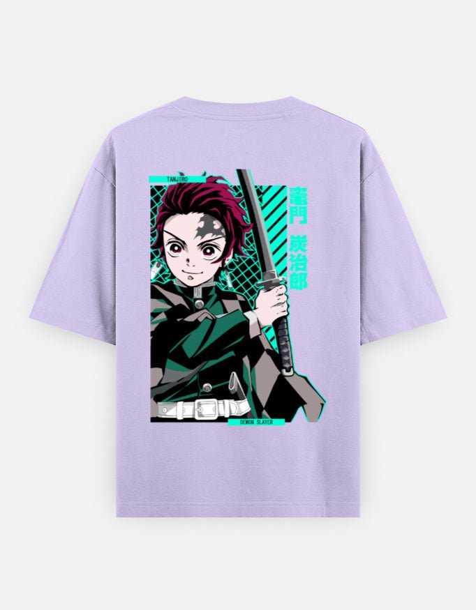 Demon slayer | Tanjiro Kamado | Unisex Oversized Classic T-Shirt - v-9h2k3iOOaVZV2sQLNh8pubTVrw7f8nuV - KTK ZONE