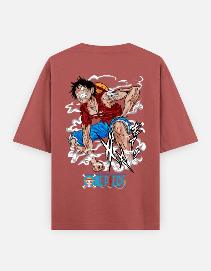One piece | Monkey D Luffy | Unisex Oversized Classic T-Shirt - v-9h2k3iOOaVZV2sMOMhQpubTVrgPa83Kc - KTK ZONE