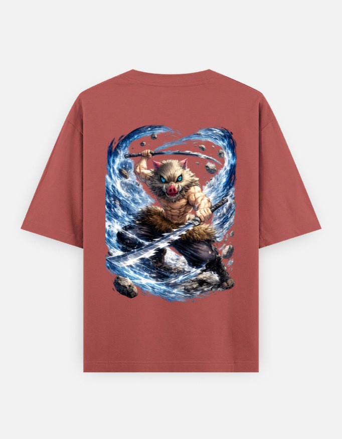 Inosuke Hashibira | Demonslayer | Unisex Oversized Classic T-Shirt - v-9h2k3iOOaVZV2sYIMhIpubTVrQvW-HOc - KTK ZONE