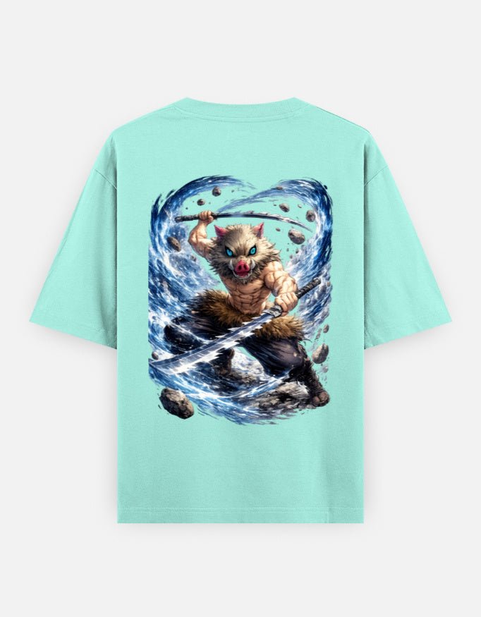 Inosuke Hashibira | Demonslayer | Unisex Oversized Classic T-Shirt - v-9h2k3iOOaVZV2sYIMhIpubTVrQvW-HOa - KTK ZONE
