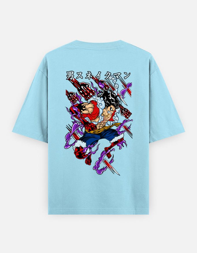 One piece | Captain Luffy gear 4 | Oversized Classic T-Shirt - v-9h2k3iOOaVZV2sMOMhYhubTVrgPd-HuV - KTK ZONE