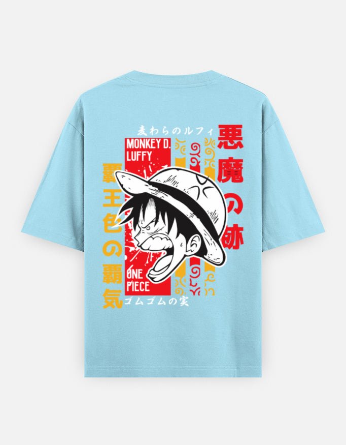 One piece|Luffy|Unisex Oversized Classic T-Shirt - v-9h2k3iOOaVZV2sMKNRMrubTVqQ_Y8nCU - KTK ZONE
