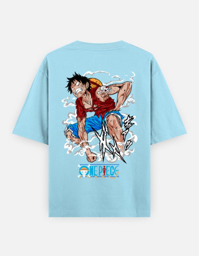 One piece | Monkey D Luffy | Unisex Oversized Classic T-Shirt - v-9h2k3iOOaVZV2sMOMhQpubTVrgPa83Oe - KTK ZONE