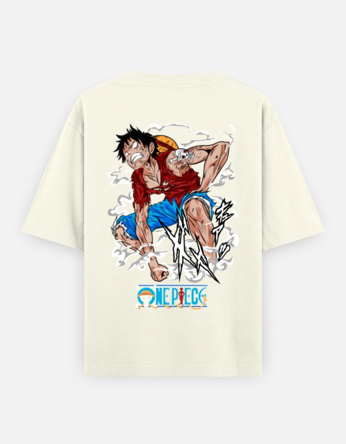 One piece | Monkey D Luffy | Unisex Oversized Classic T-Shirt - v-9h2k3iOOaVZV2sMOMhQpubTVrgPa83OU - KTK ZONE