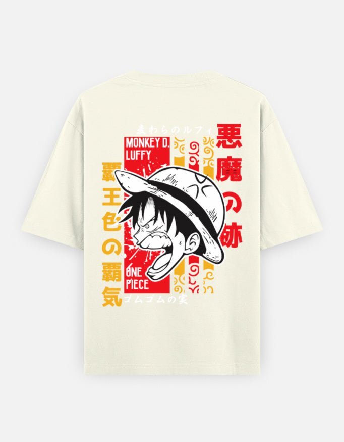 One piece|Luffy|Unisex Oversized Classic T-Shirt - v-9h2k3iOOaVZV2sMKNRMrubTVqQ_Y8nGY - KTK ZONE