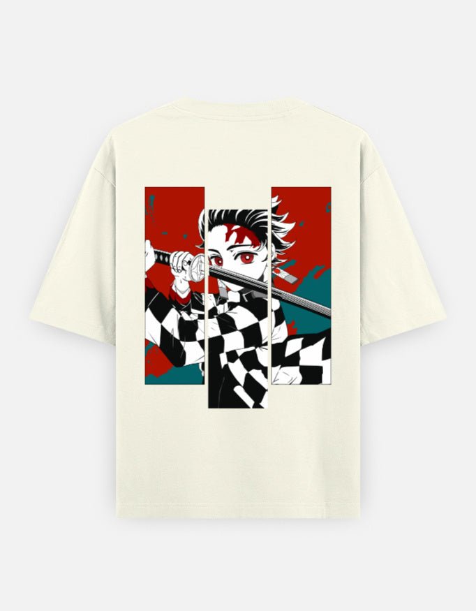 Demon slayer| tanjiro| Unisex Oversized Classic T-Shirt - v-9h2k3iOOaVZV2sMONx4gubTVrgPe-XeU - KTK ZONE