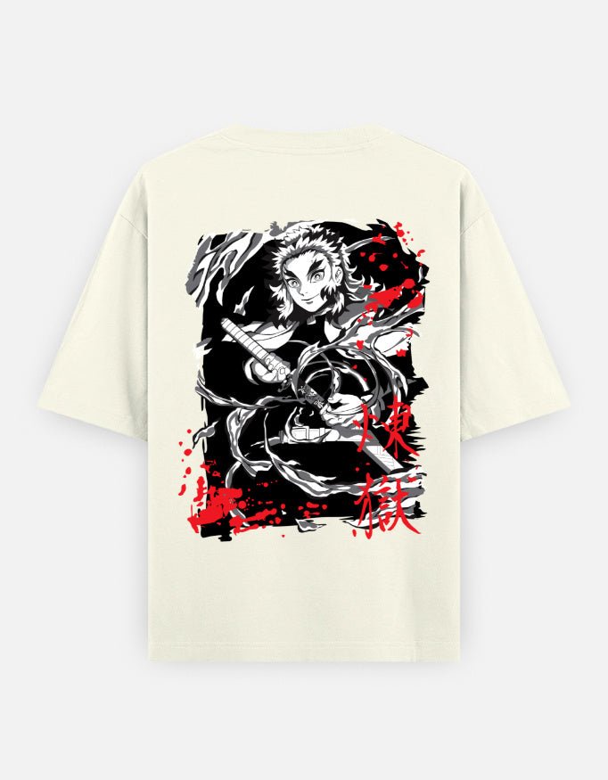Demon slayer|rengoku|Unisex Oversized Classic T-Shirt - v-9h2k3iOOaVZV2sMOMBAvubTVrgPc8XKU - KTK ZONE