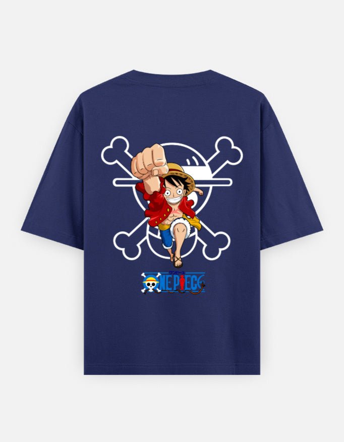 One piece | Captain Luffy | Unisex Oversized Classic T-Shirt - v-9h2k3iOOaVZV2sMOMhctubTVrgPd93ua - KTK ZONE
