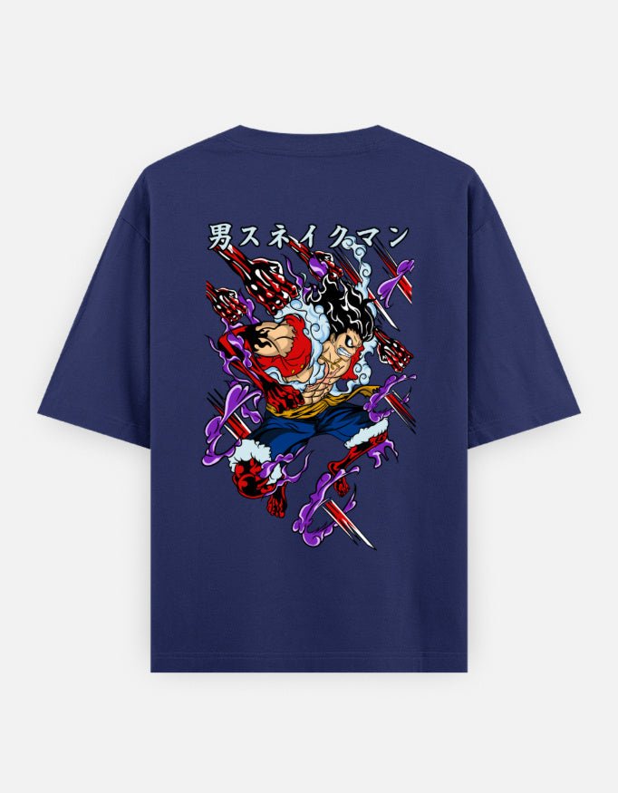 One piece | Captain Luffy gear 4 | Oversized Classic T-Shirt - v-9h2k3iOOaVZV2sMOMhYhubTVrgPd-Hed - KTK ZONE