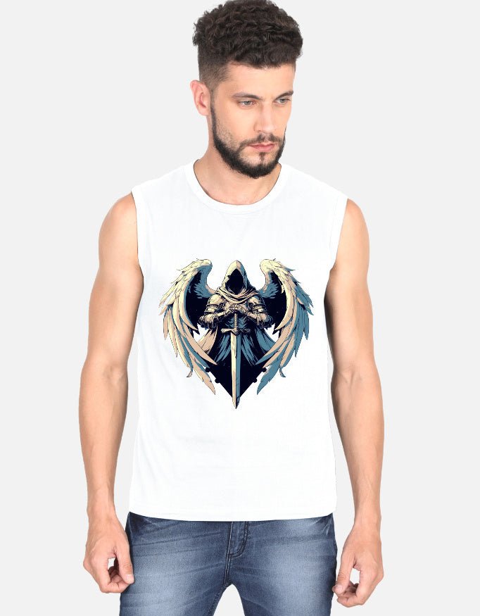 Men's Sleeveless T-Shirt - v-9h2k3iOOaVZW08MIMhAoubTTrQ_e83OZ - KTK ZONE