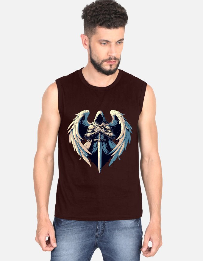 Men's Sleeveless T-Shirt - v-9h2k3iOOaVZW08MIMhAoubTTrQ_e83Ga - KTK ZONE