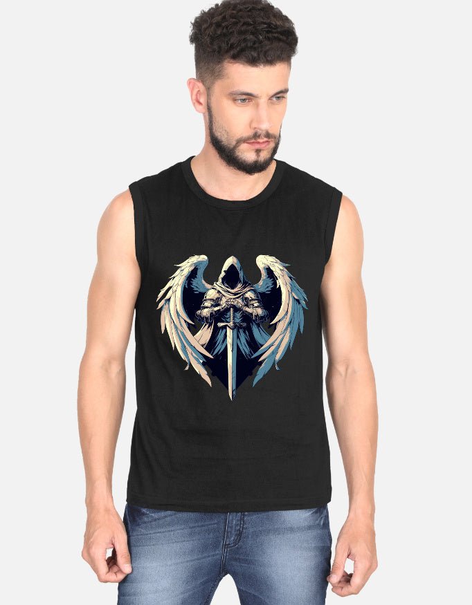 Men's Sleeveless T-Shirt - v-9h2k3iOOaVZW08MIMhAoubTTrQ_e83Ce - KTK ZONE