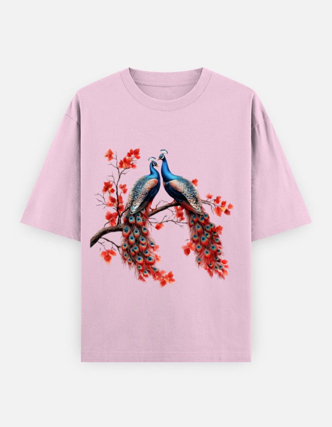 Peacock|Unisex Oversized Classic T-Shirt - v-9h2k3iOOaVZW08MIMRQsubTTrQjW8HSb - KTK ZONE