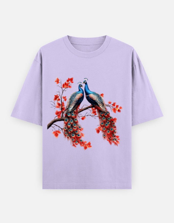 Peacock|Unisex Oversized Classic T-Shirt - v-9h2k3iOOaVZW08MIMRQsubTTrQjW8HWf - KTK ZONE