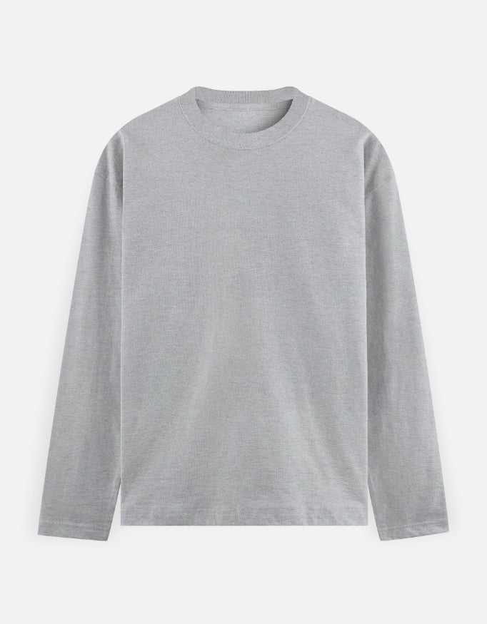 Minimalist | Plain series | Men's Full Sleeve T-Shirt - v-9h2k3iOOaVZV2sQNMxEtubTVrwnZ9XKb - KTK ZONE