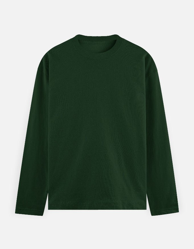 Minimalist | Plain series | Men's Full Sleeve T-Shirt - v-9h2k3iOOaVZV2sQNMxEtubTVrwnZ9XOf - KTK ZONE