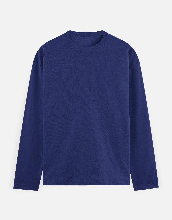 Minimalist | Plain series | Men's Full Sleeve T-Shirt - v-9h2k3iOOaVZV2sQNMxEtubTVrwnZ9XOV - KTK ZONE