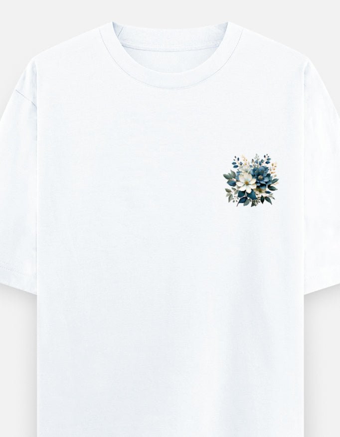 Floral|Unisex Oversized Classic T-Shirt - v-9h2k3iOOaVZW08MIMRUoubTTrQjW8XOe - KTK ZONE