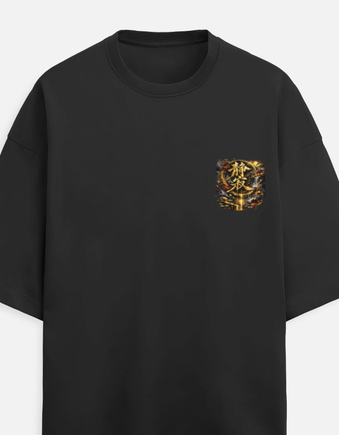 Royal Tiger print | Tiger | Nature | Unisex Terry Oversized Tee - v-9h2k3iOOaVZV284PMhUoubTWqALZ9HWU - KTK ZONE
