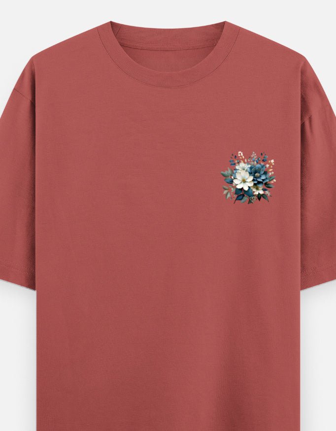 Floral|Unisex Oversized Classic T-Shirt - v-9h2k3iOOaVZW08MIMRUoubTTrQjW8XOe - KTK ZONE